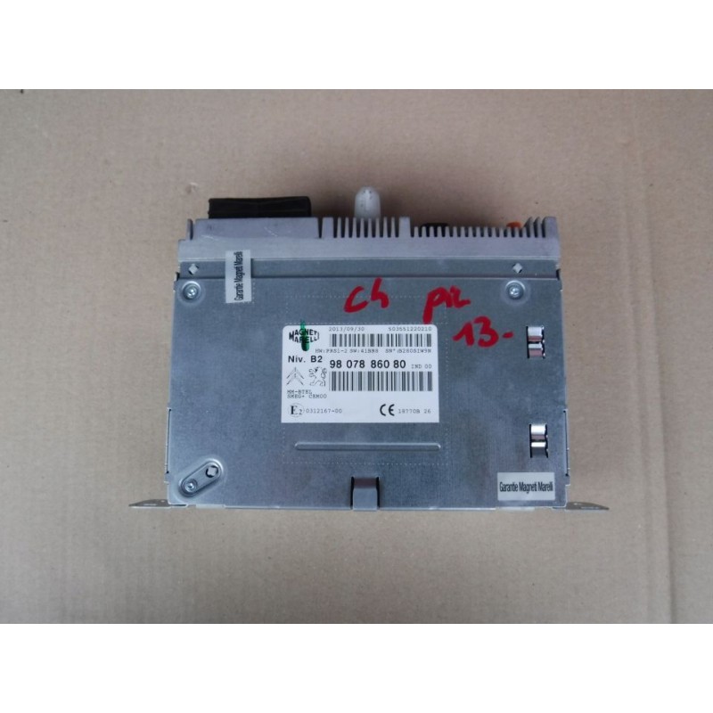 RADIO CITROEN C4 PICASSO II 13- 980786080