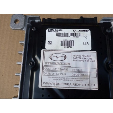 NAGŁOŚNIENIE GŁOŚNIK GŁOŚNIKI BOSE MAZDA 3 09-13