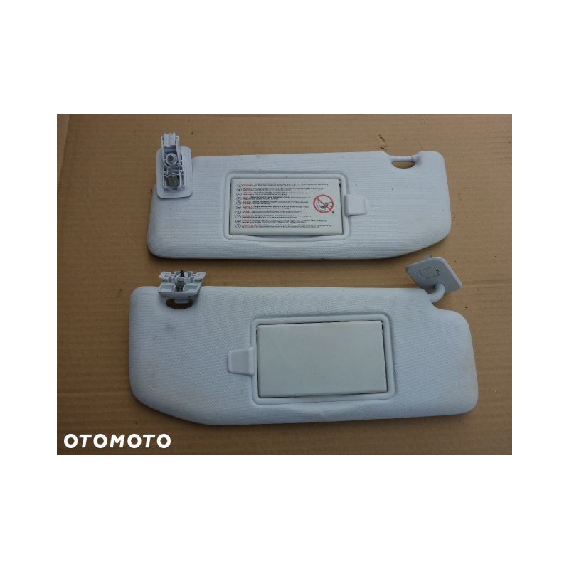 SŁONECZNIK OSŁONA LEWA PRAWA PEUGEOT 208 2012-