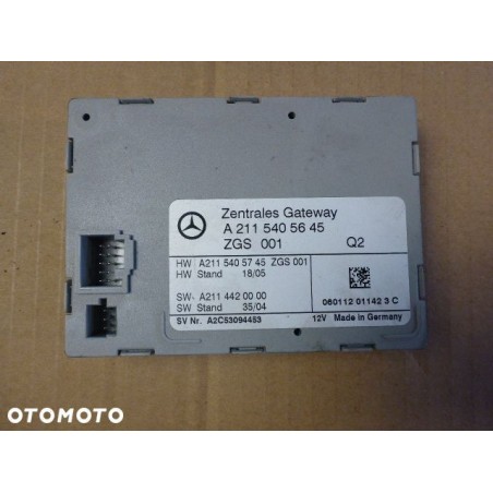 MODUŁ KOMPUTER ZAMKA MERCEDES W219 CLS A2115405645