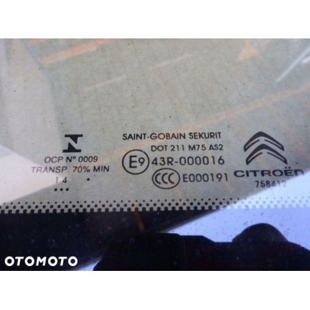 SZYBA KAROSERYJNA LEWA PRAWA C4 PICASSO II 13-