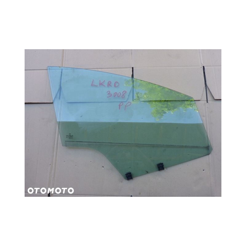 SZYBA DRZWI PRAWY PRZÓD PEUGEOT 3008 2009-