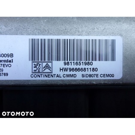 KOMPUTER C4 PICASSO 13- 1.6 E-HDI 9666681180