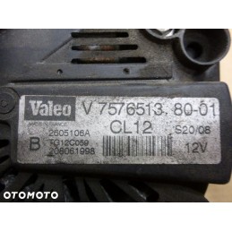 ALTERNATOR VALEO PEUGEOT 308 1.6 THP CL12