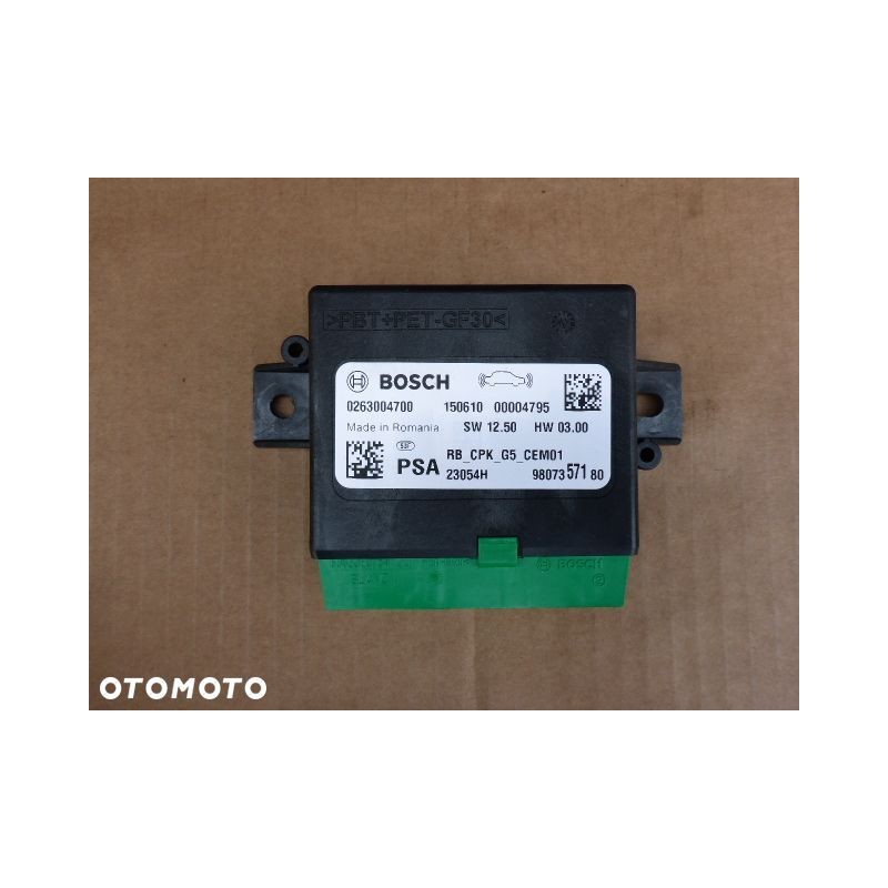 MODUŁ STEROWNIK PDC CITROEN C4 CACTUS 9807357180