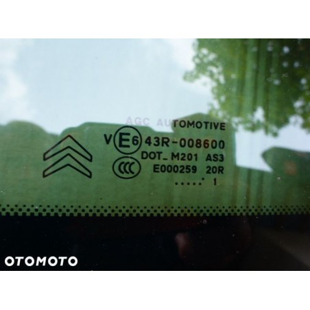 SZYBA KAROSERYJNA LEWA PRAWA CITROEN DS3 11r.