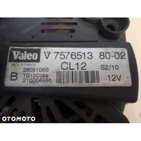 ALTERNATOR PEUGEOT 3008 5008 2009- 1.6 VTI CL12