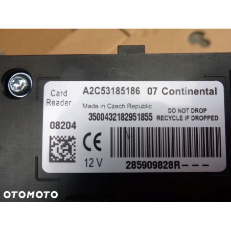 CZYTNIK KARTY KART RENAULT MEGANE III 1.6 16V