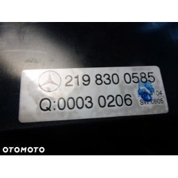 PANEL KLIMATYZACJI MERCEDES W219 CLS A2198300585
