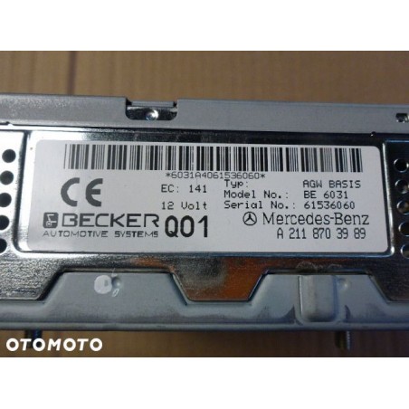 MODUŁ TUNER RADIA MERCEDES W219 CLS A2118703989