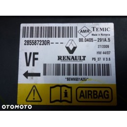 MODUŁ SENSOR AIRBAG RENAULT MEGANE III 285587230R