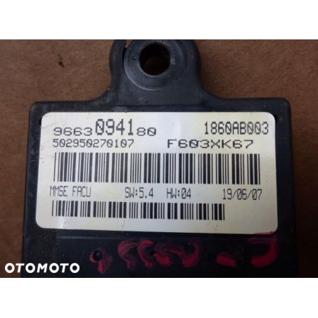 MODUŁ STEROWNIK C-CROSSER 4007 9663094180 2.2 HDI