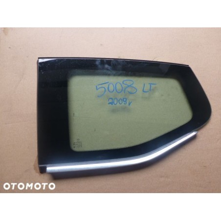 SZYBA KAROSERYJNA LEWY TYŁ CHROM PEUGEOT 5008 09-