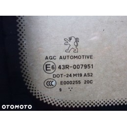 SZYBA KAROSERYJNA LEWY TYŁ CHROM PEUGEOT 5008 09-