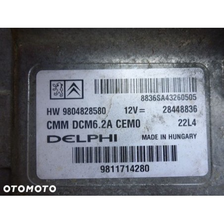 KOMPUTER STEROWNIK SILNIKA 308 T9 9804828580