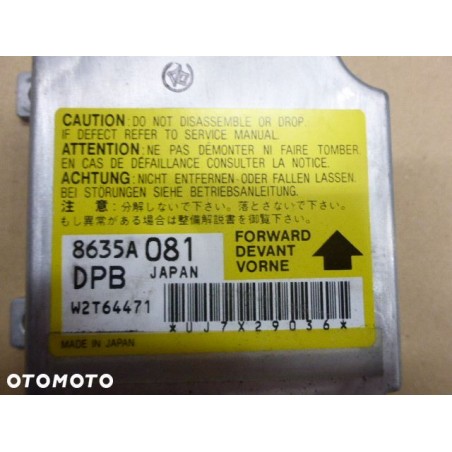 SENSOR MODUŁ AIR BAG PODUSZEK MITSUBISHI I-MIEV