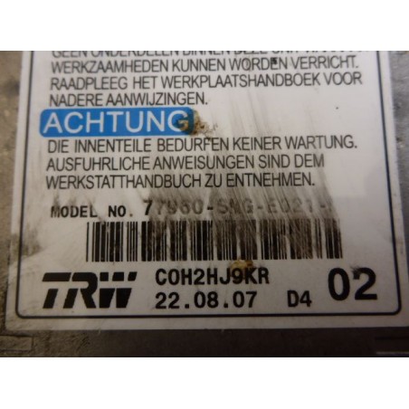 MODUŁ STEROWNIK AIRBAG PODUSZEK HONDA CIVIC VIII UFO 06-11R  2.2 SE