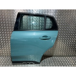 DRZWI LEWE LEWY TYŁ TYLNE KOMPLETNE FIAT 600 23- 959 BLUE CERAMIC