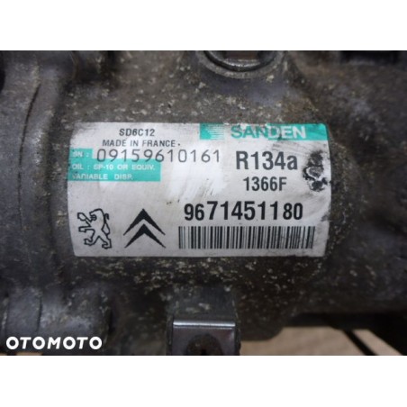 SPRĘŻARKA KLIMATYZACJI CITROEN DS4 DS5 2.0 HDI