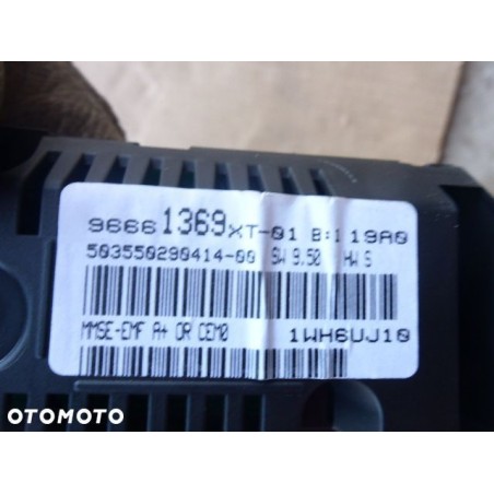 WYŚWIETLACZ RADIA CITROEN C3 2009- 96661369XT