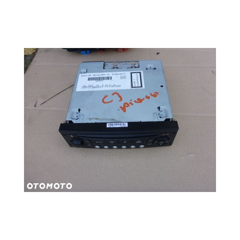 RADIO ORYGINALNE IDEALNE CITROEN C3 PICASSO 2009-