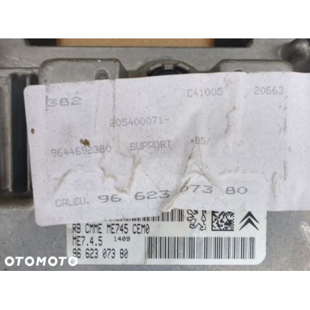 KOMPUTER STEROWNIK SILNIKA CITROEN C4 1.6 ME7.4.5