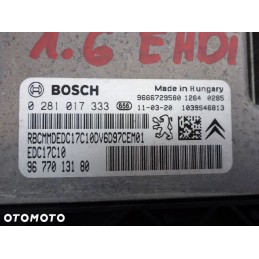 KOMPUTER CITROEN C3 II 09-16 0281017333 1.6 E-HDI