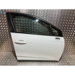 DRZWI PRAWY PRZÓD KOMPLETNE RENAULT CLIO V 19- OV369 - ICE WHITE BC