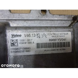 KOMPUTER SILNIKA CITROEN C1 108 1.2 VTI 89661YV041