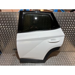 DRZWI LEWY TYŁ KOMPLETNE HYUNDAI TUCSON IV NX4 20- SAW - ATLAS WHITE