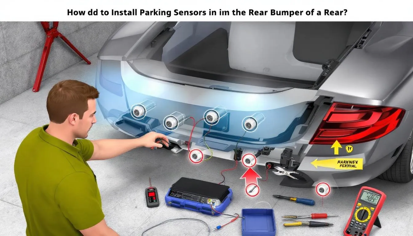 Montaż czujników parkowania